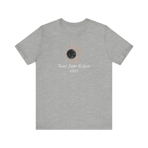 Texas Solar Eclipse Unisex Jersey Short Sleeve Tee - Image 26