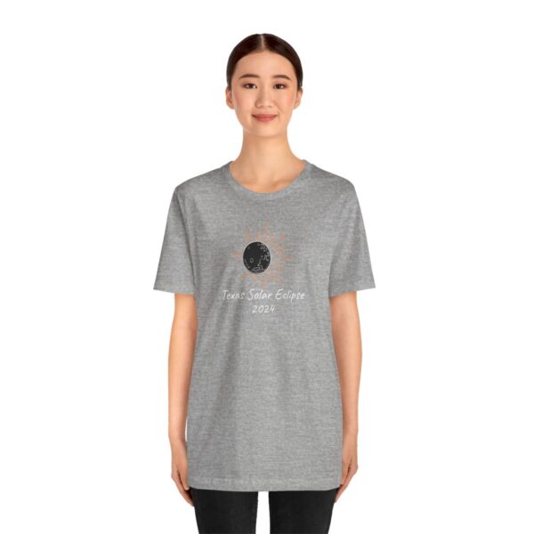 Texas Solar Eclipse Unisex Jersey Short Sleeve Tee - Image 28