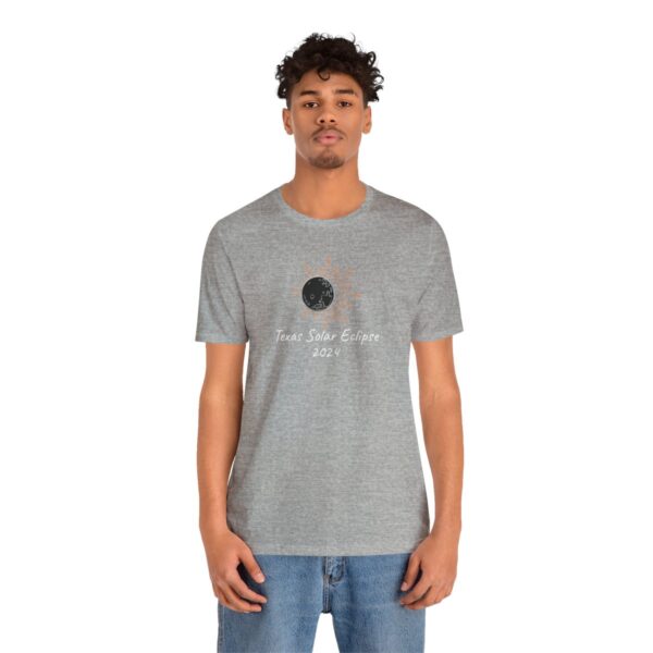 Texas Solar Eclipse Unisex Jersey Short Sleeve Tee - Image 29