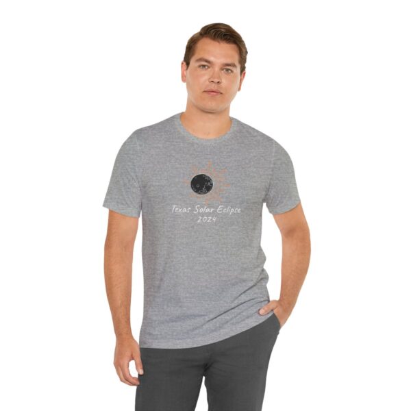 Texas Solar Eclipse Unisex Jersey Short Sleeve Tee - Image 30