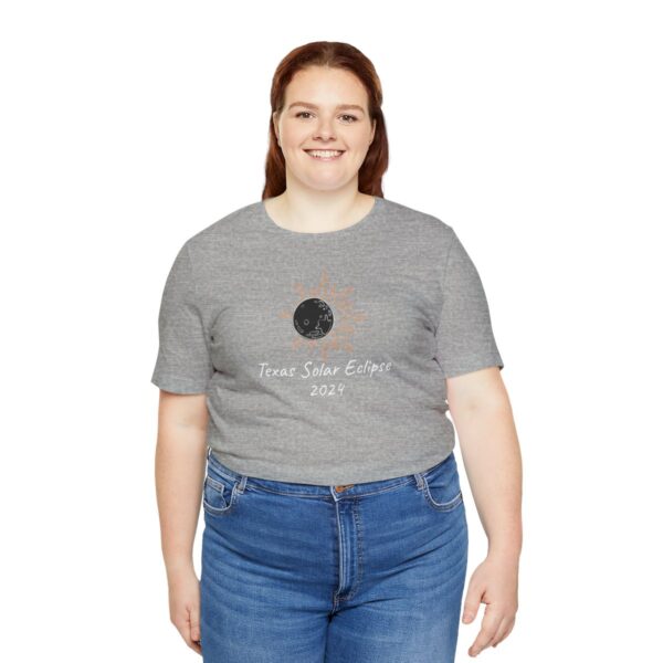 Texas Solar Eclipse Unisex Jersey Short Sleeve Tee - Image 31