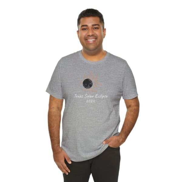 Texas Solar Eclipse Unisex Jersey Short Sleeve Tee - Image 32