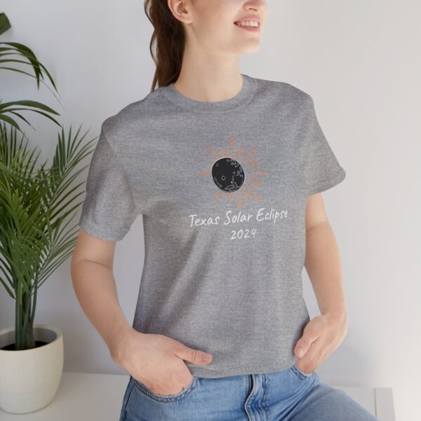 Texas Solar Eclipse Unisex Jersey Short Sleeve Tee - Image 33