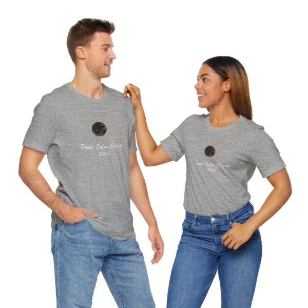 Texas Solar Eclipse Unisex Jersey Short Sleeve Tee - Image 34