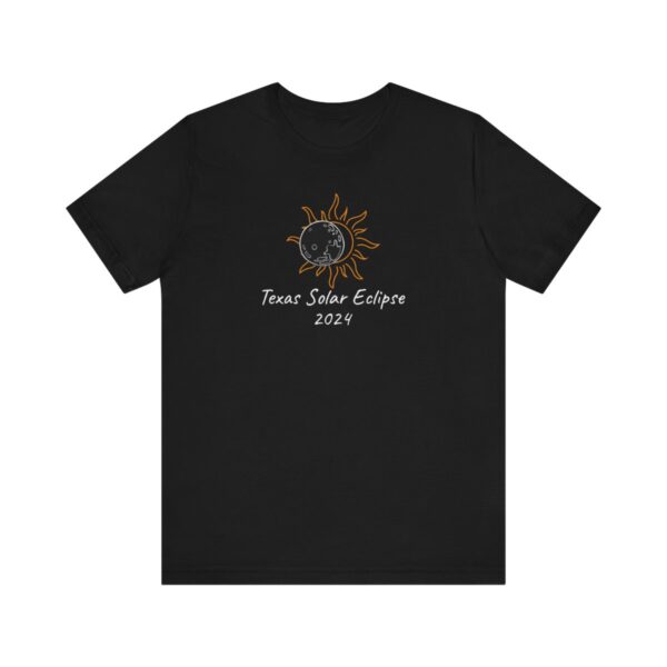 Texas Solar Eclipse Unisex Jersey Short Sleeve Tee - Image 14
