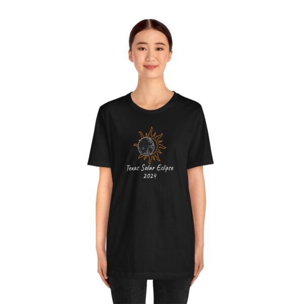 Texas Solar Eclipse Unisex Jersey Short Sleeve Tee - Image 16