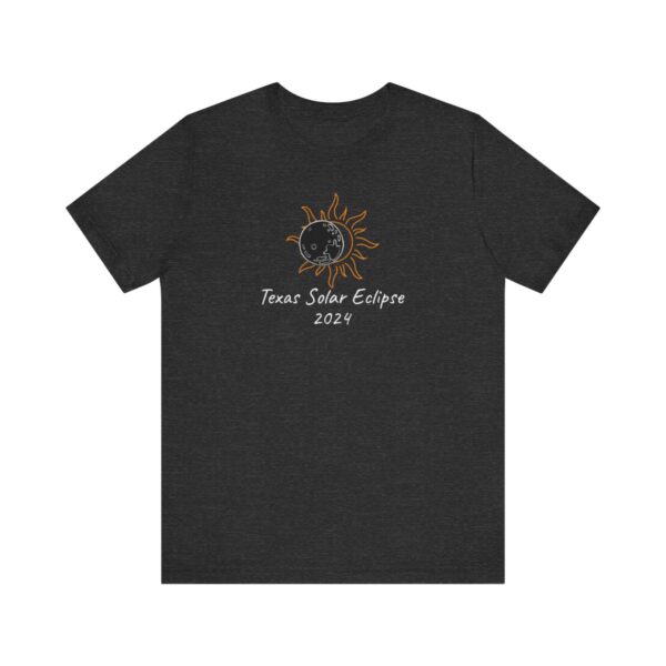Texas Solar Eclipse Unisex Jersey Short Sleeve Tee - Image 62