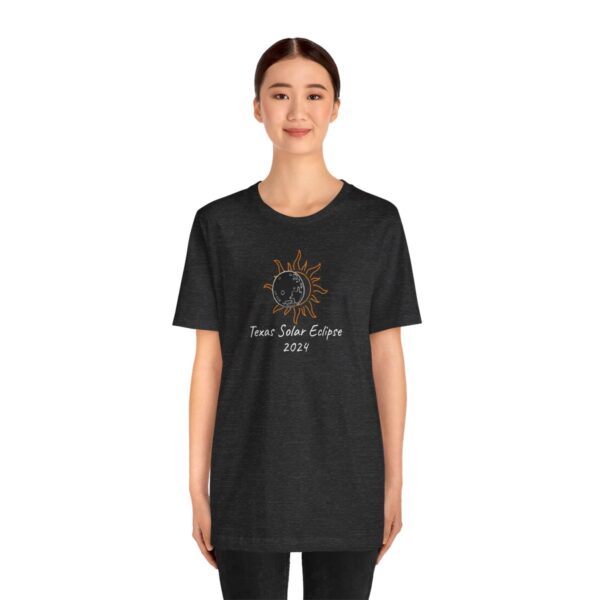 Texas Solar Eclipse Unisex Jersey Short Sleeve Tee - Image 64