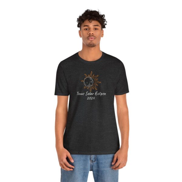 Texas Solar Eclipse Unisex Jersey Short Sleeve Tee - Image 65