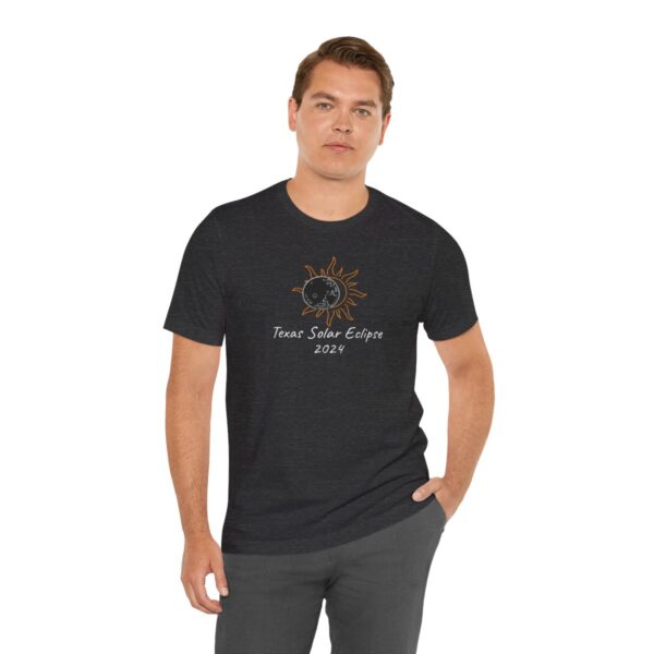Texas Solar Eclipse Unisex Jersey Short Sleeve Tee - Image 66