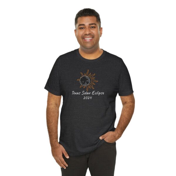 Texas Solar Eclipse Unisex Jersey Short Sleeve Tee - Image 68