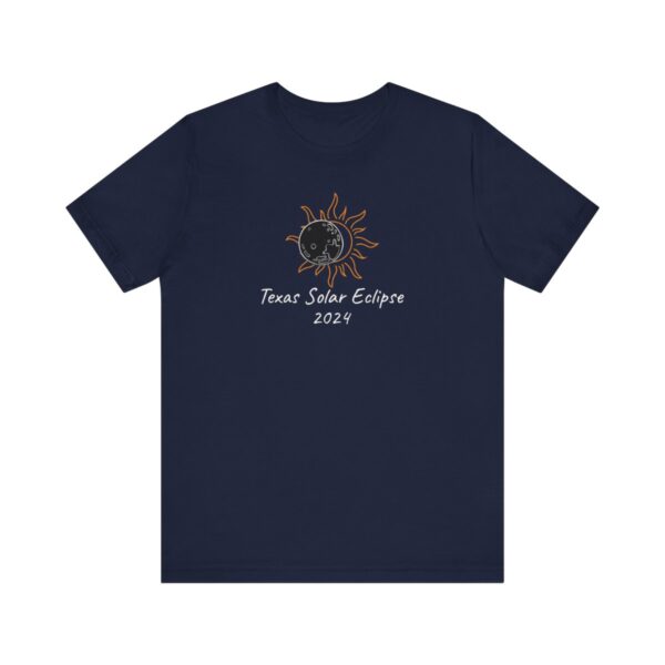 Texas Solar Eclipse Unisex Jersey Short Sleeve Tee - Image 74