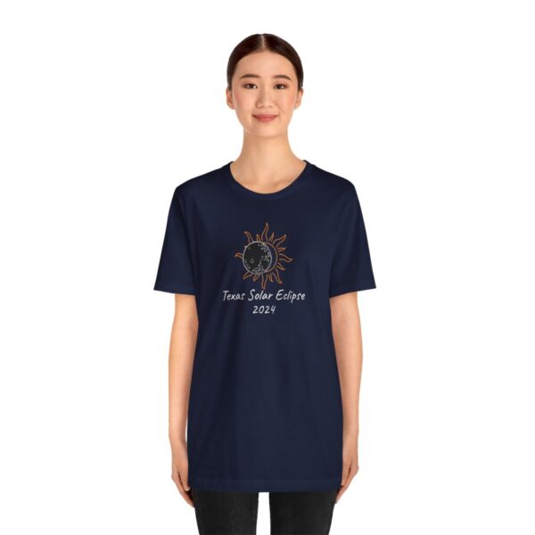 Texas Solar Eclipse Unisex Jersey Short Sleeve Tee - Image 76