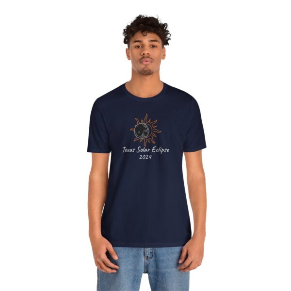 Texas Solar Eclipse Unisex Jersey Short Sleeve Tee - Image 77