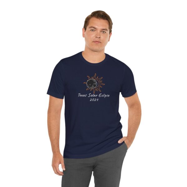 Texas Solar Eclipse Unisex Jersey Short Sleeve Tee - Image 78
