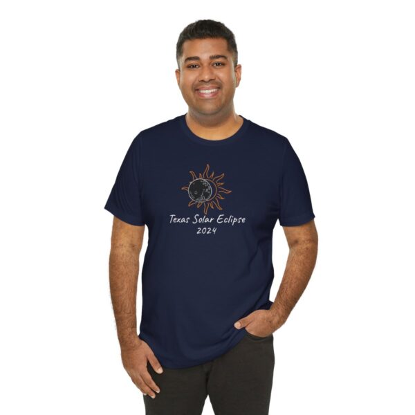 Texas Solar Eclipse Unisex Jersey Short Sleeve Tee - Image 80