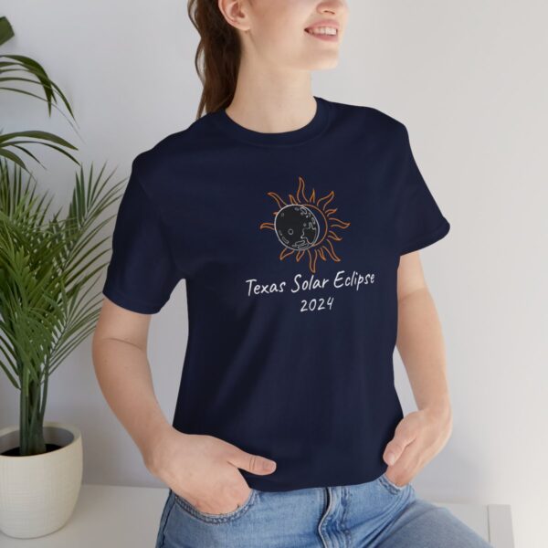 Texas Solar Eclipse Unisex Jersey Short Sleeve Tee - Image 81