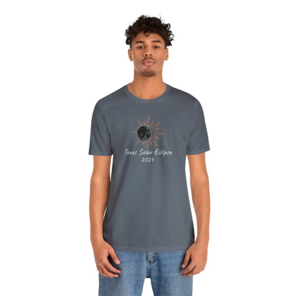 Texas Solar Eclipse Unisex Jersey Short Sleeve Tee - Image 41
