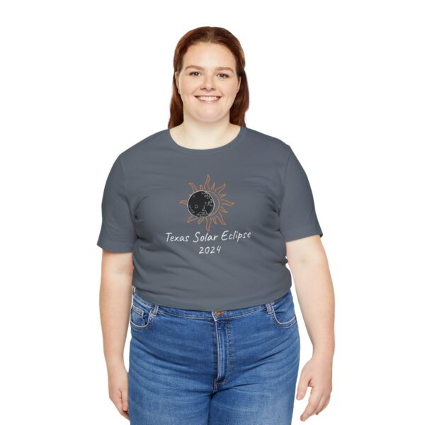 Texas Solar Eclipse Unisex Jersey Short Sleeve Tee - Image 43