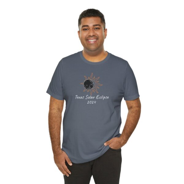 Texas Solar Eclipse Unisex Jersey Short Sleeve Tee - Image 44