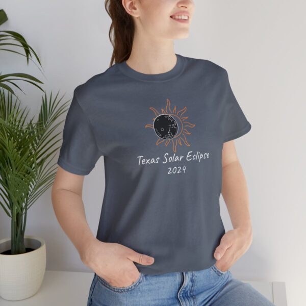 Texas Solar Eclipse Unisex Jersey Short Sleeve Tee - Image 45