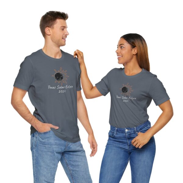 Texas Solar Eclipse Unisex Jersey Short Sleeve Tee - Image 46