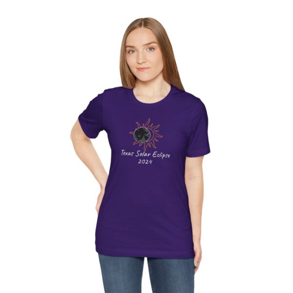 Texas Solar Eclipse Unisex Jersey Short Sleeve Tee