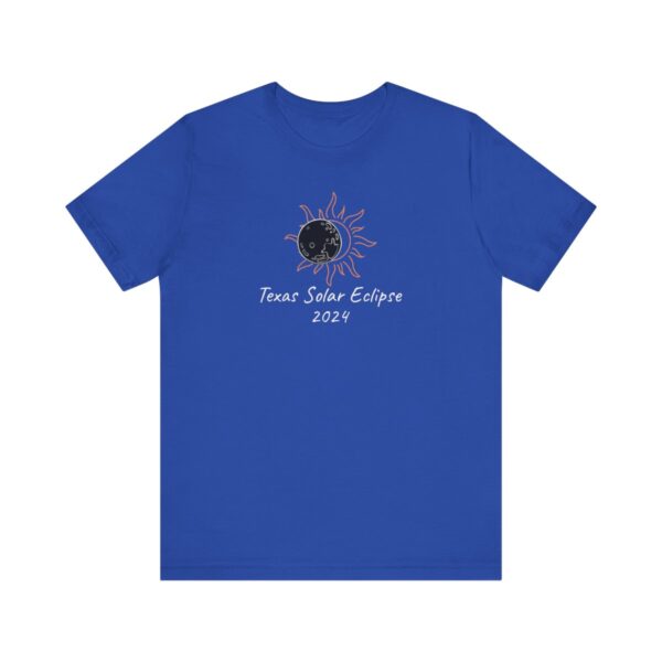Texas Solar Eclipse Unisex Jersey Short Sleeve Tee - Image 50