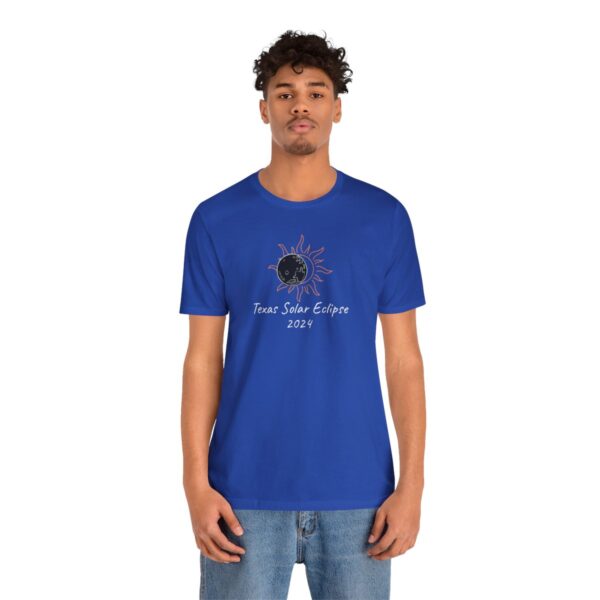 Texas Solar Eclipse Unisex Jersey Short Sleeve Tee - Image 53