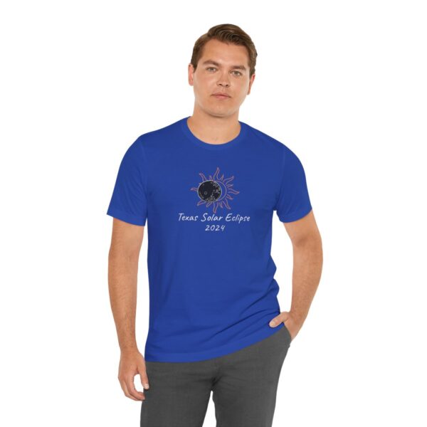 Texas Solar Eclipse Unisex Jersey Short Sleeve Tee - Image 54