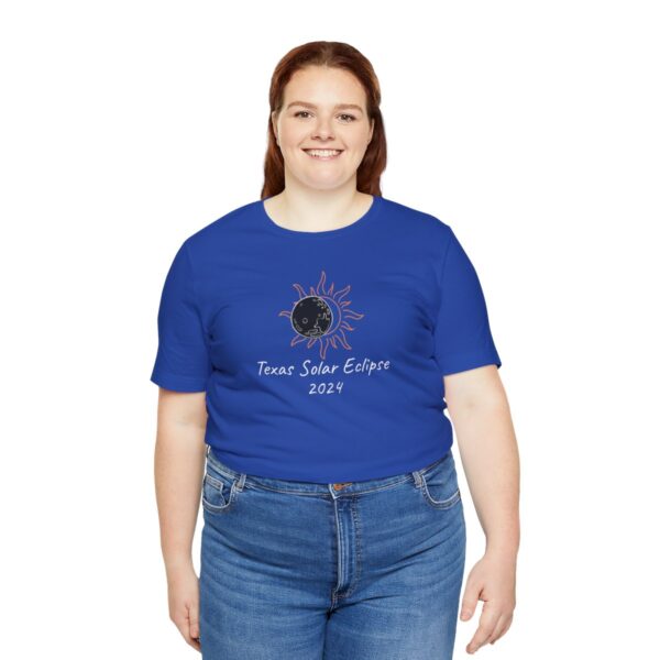 Texas Solar Eclipse Unisex Jersey Short Sleeve Tee - Image 55