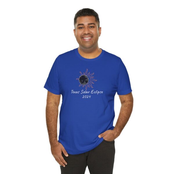 Texas Solar Eclipse Unisex Jersey Short Sleeve Tee - Image 56