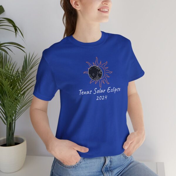 Texas Solar Eclipse Unisex Jersey Short Sleeve Tee - Image 57