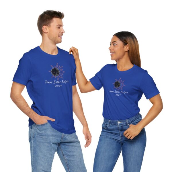 Texas Solar Eclipse Unisex Jersey Short Sleeve Tee - Image 58