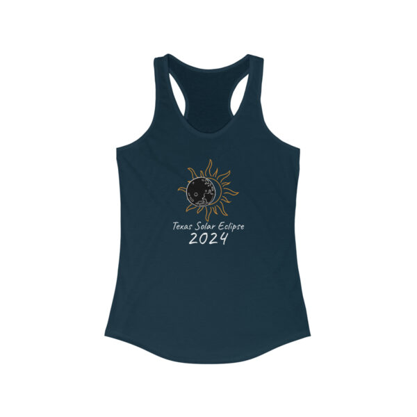 Texas Solar Eclipse 2024 Women's Ideal Racerback Tank